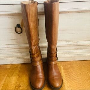 Brown Leather Knee-High Boots 7 FINAL PRICE Please read!